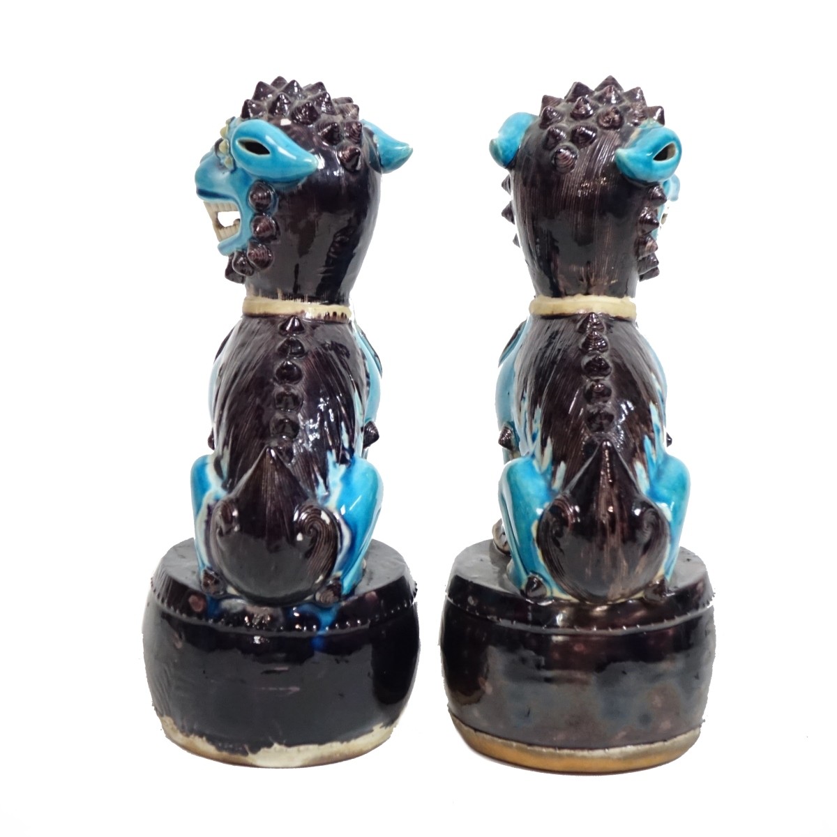 Pair of Chinese Foo Dog Figures