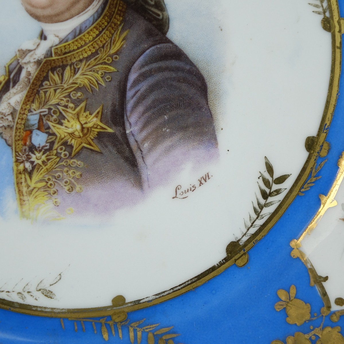 Pair of Sevres Style Plates