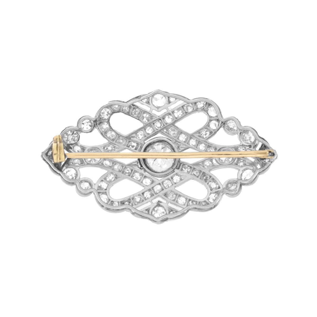 Cartier Art Deco Diamond Brooch