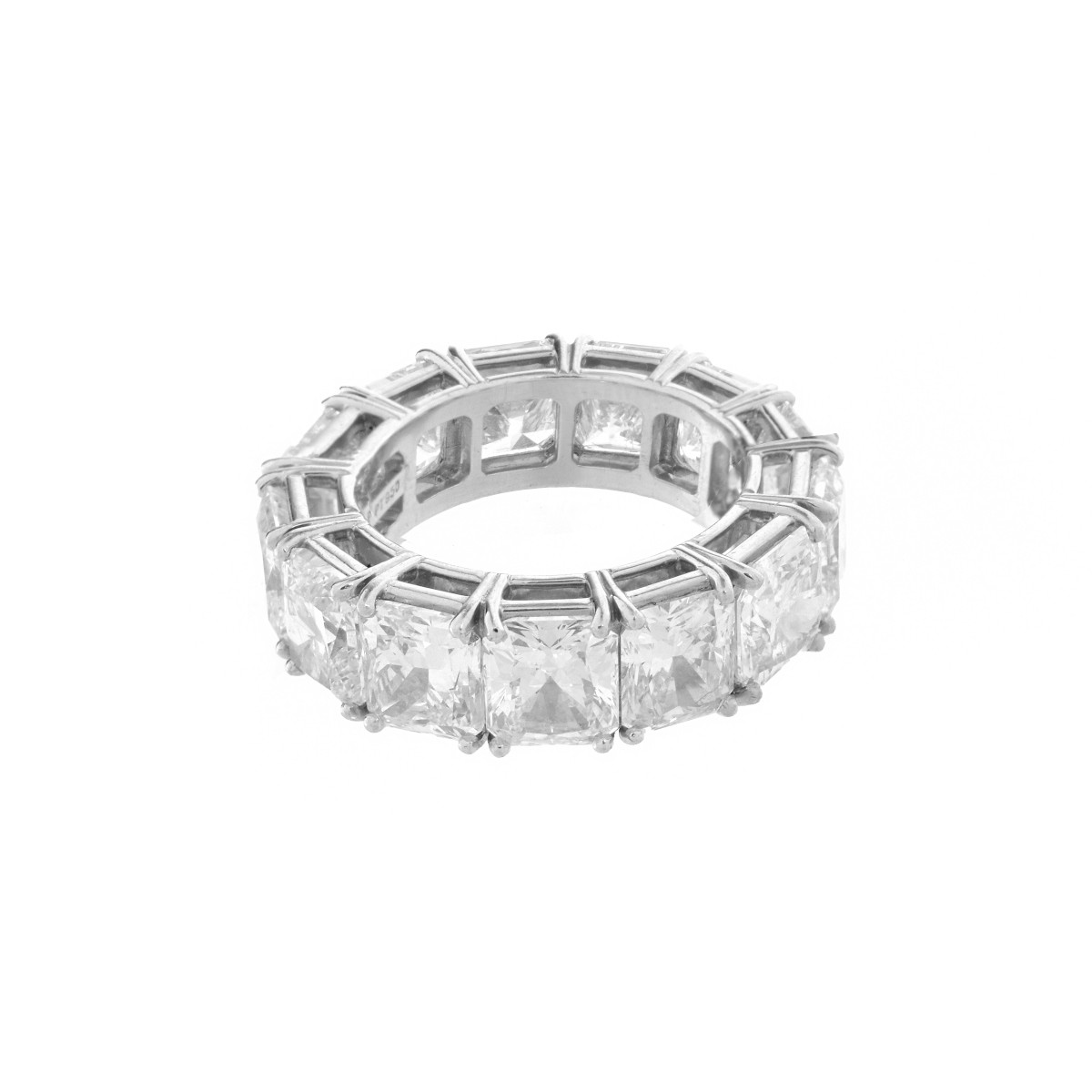 David Webb Diamond and Platinum Eternity Band