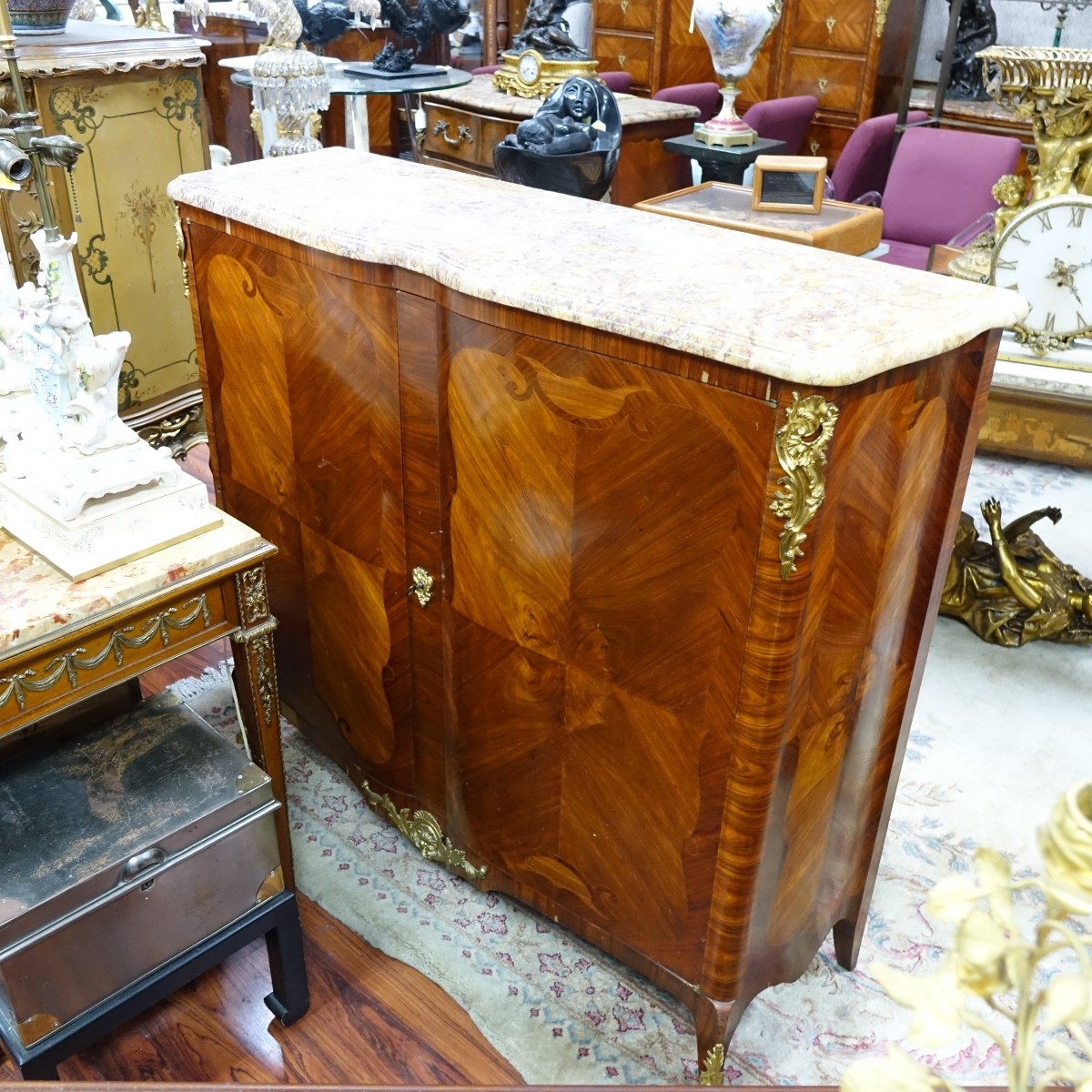 19th C. Louis XV Style Cabinet