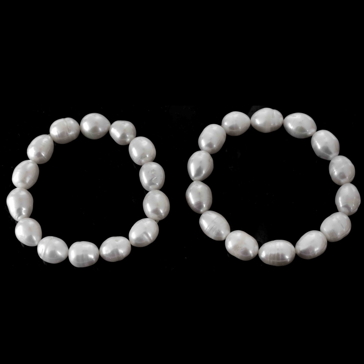 Two Baroque Pearl Bracelets