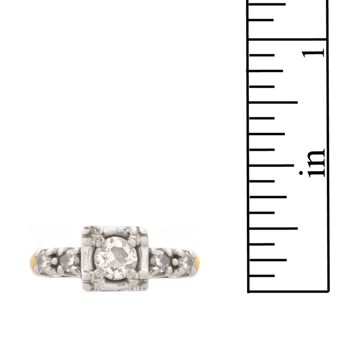 Diamond and 14K Ring