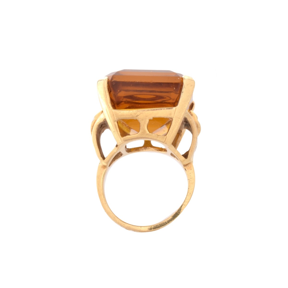 Citrine and 14K Ring