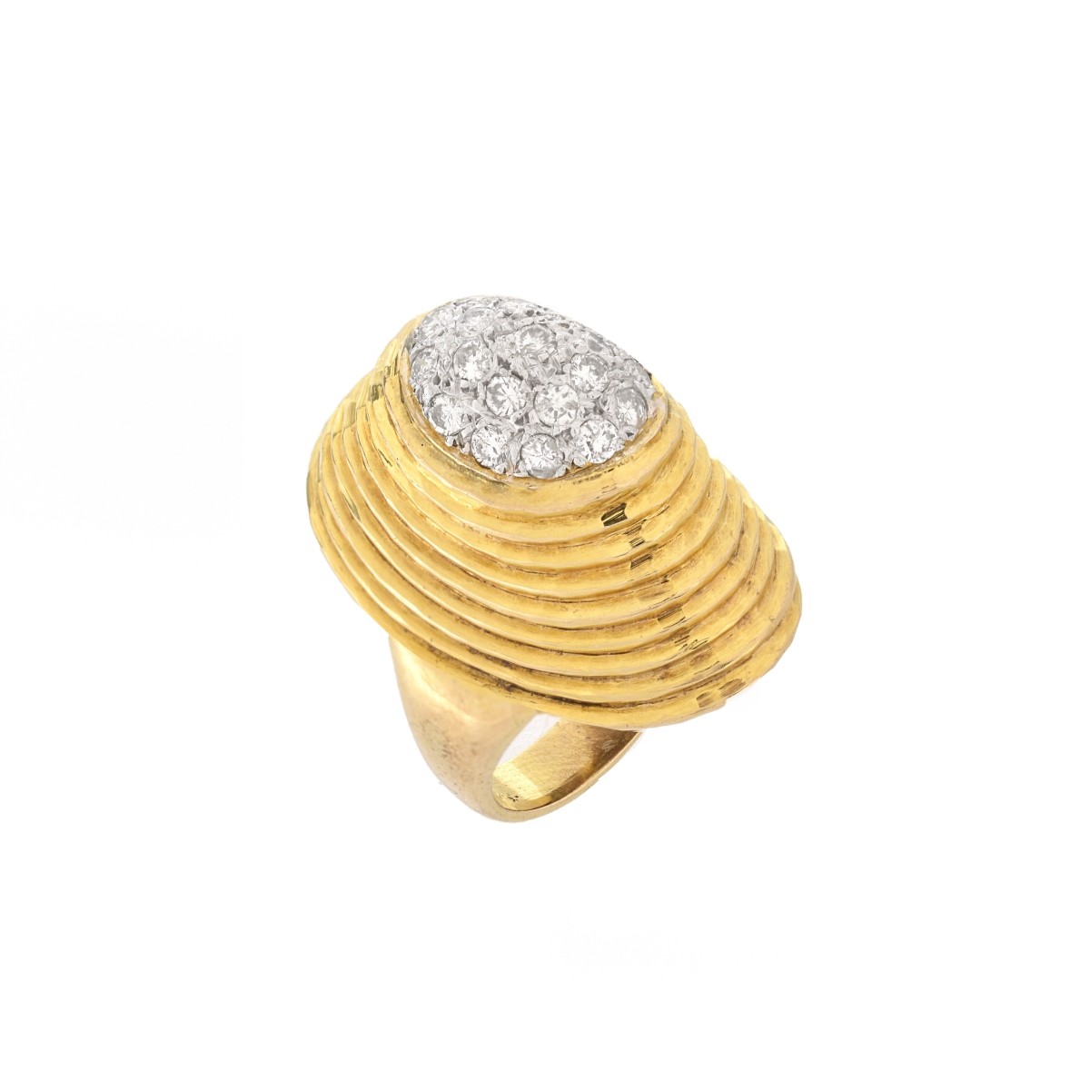 Diamond and 14K Ring