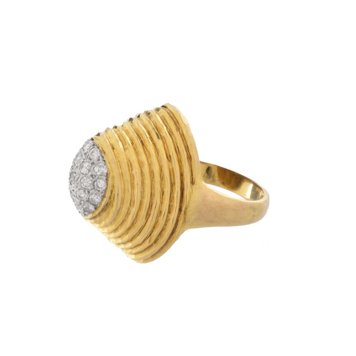 Diamond and 14K Ring