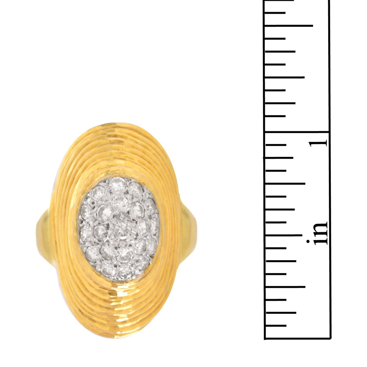 Diamond and 14K Ring