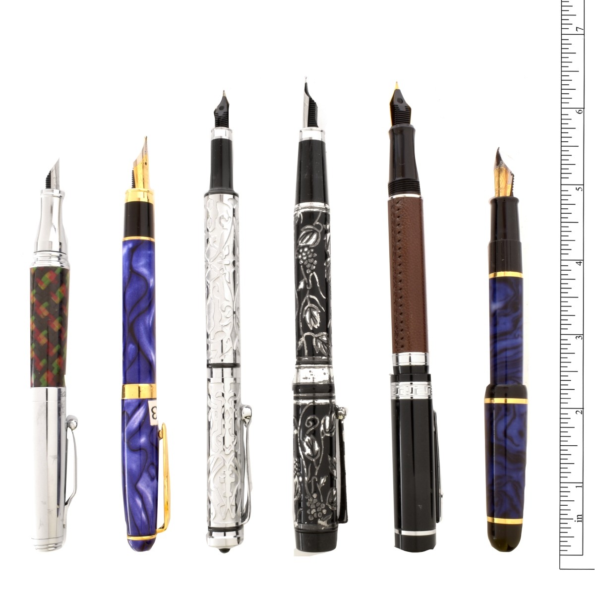Six Fountain Pens
