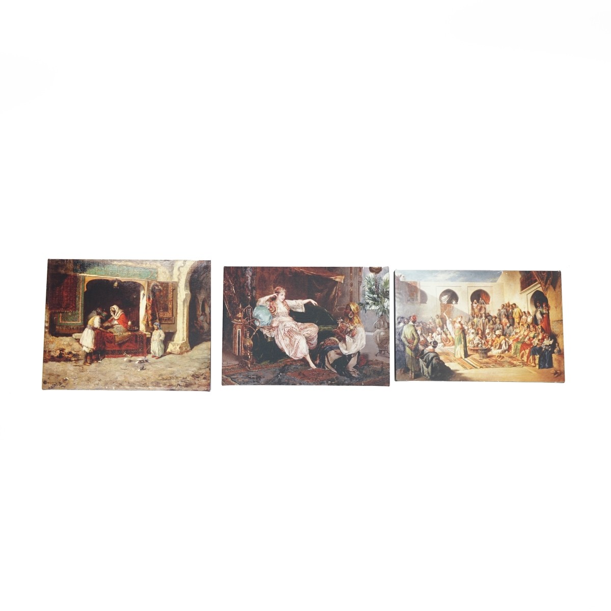 Three (3) Orientalist Photoreproduction Prints