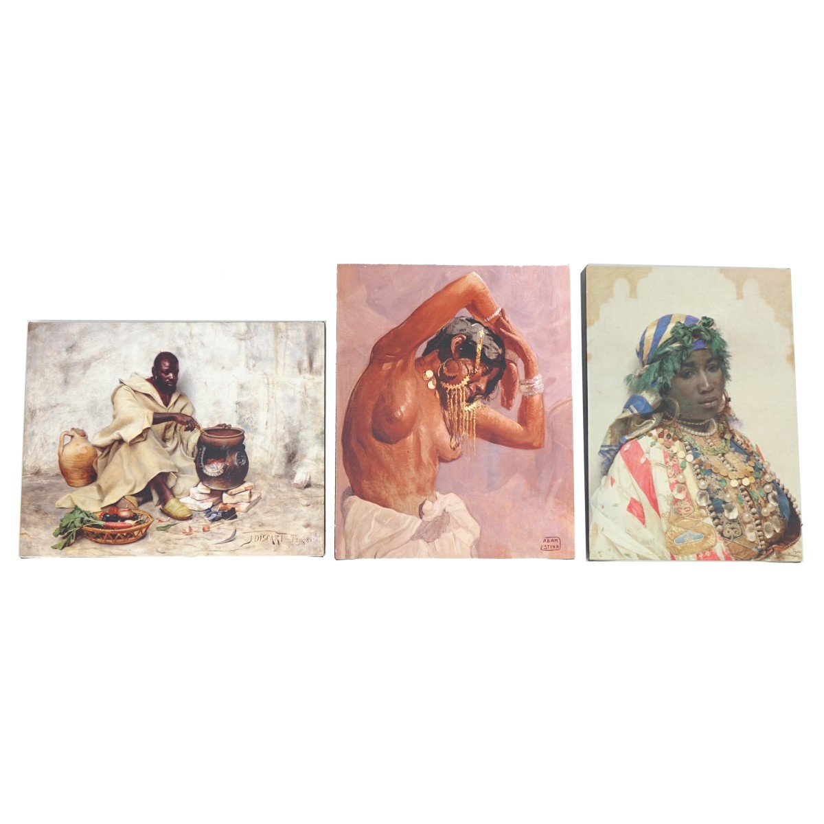 Three (3) Orientalist Photoreproduction Prints