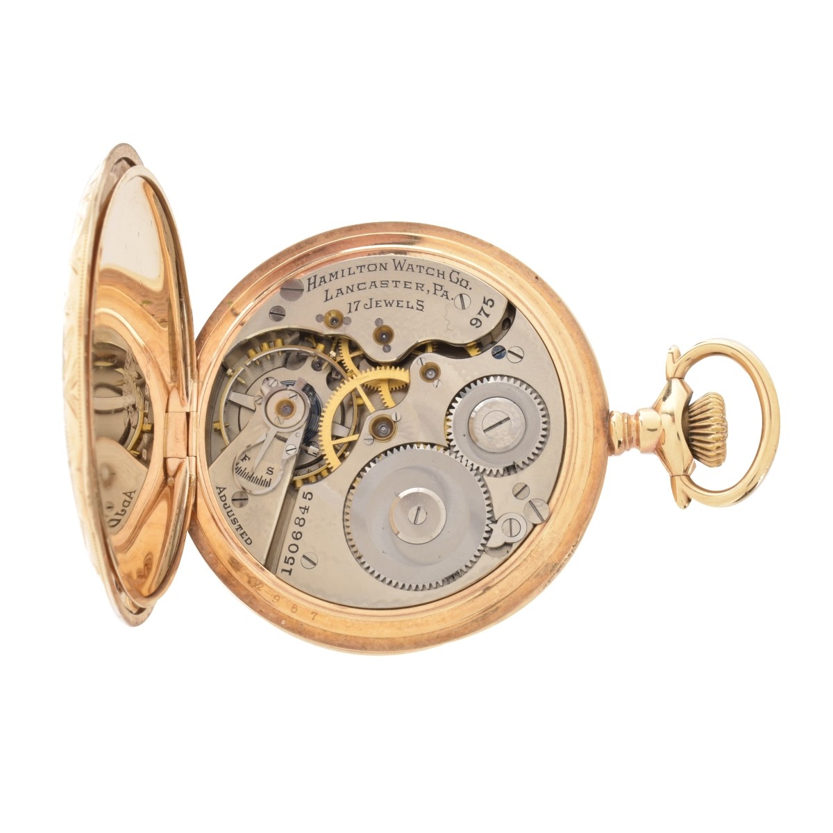 Two Hamilton Pocket Watches