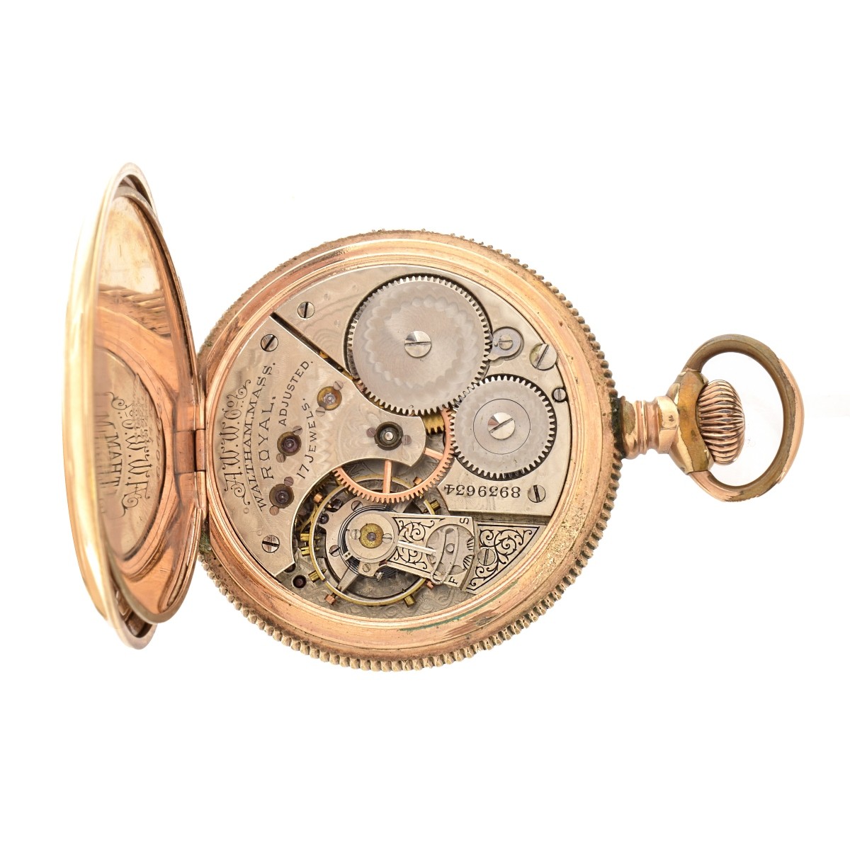 Two Gold Plate Pocket Watches