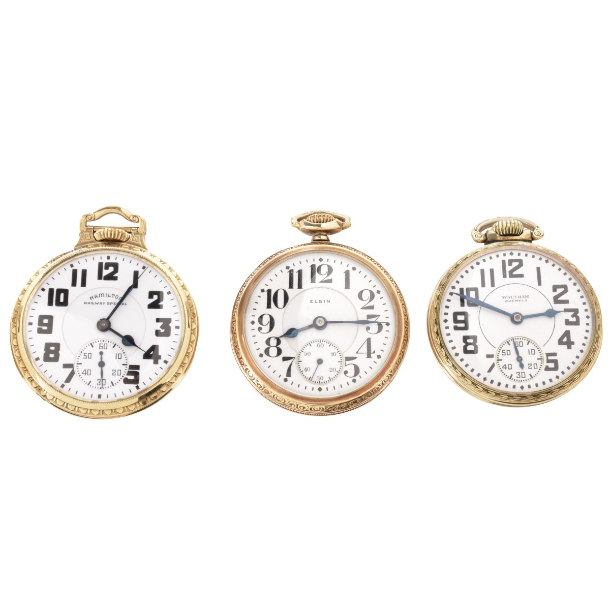 Three Pocket Watches