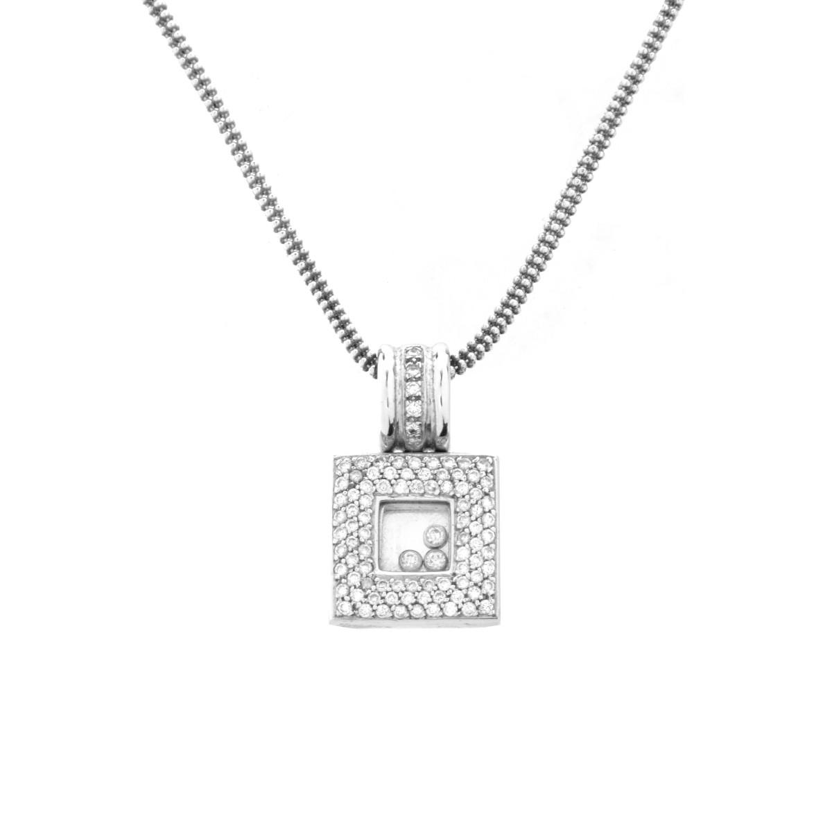 Diamond and 18K Pendant