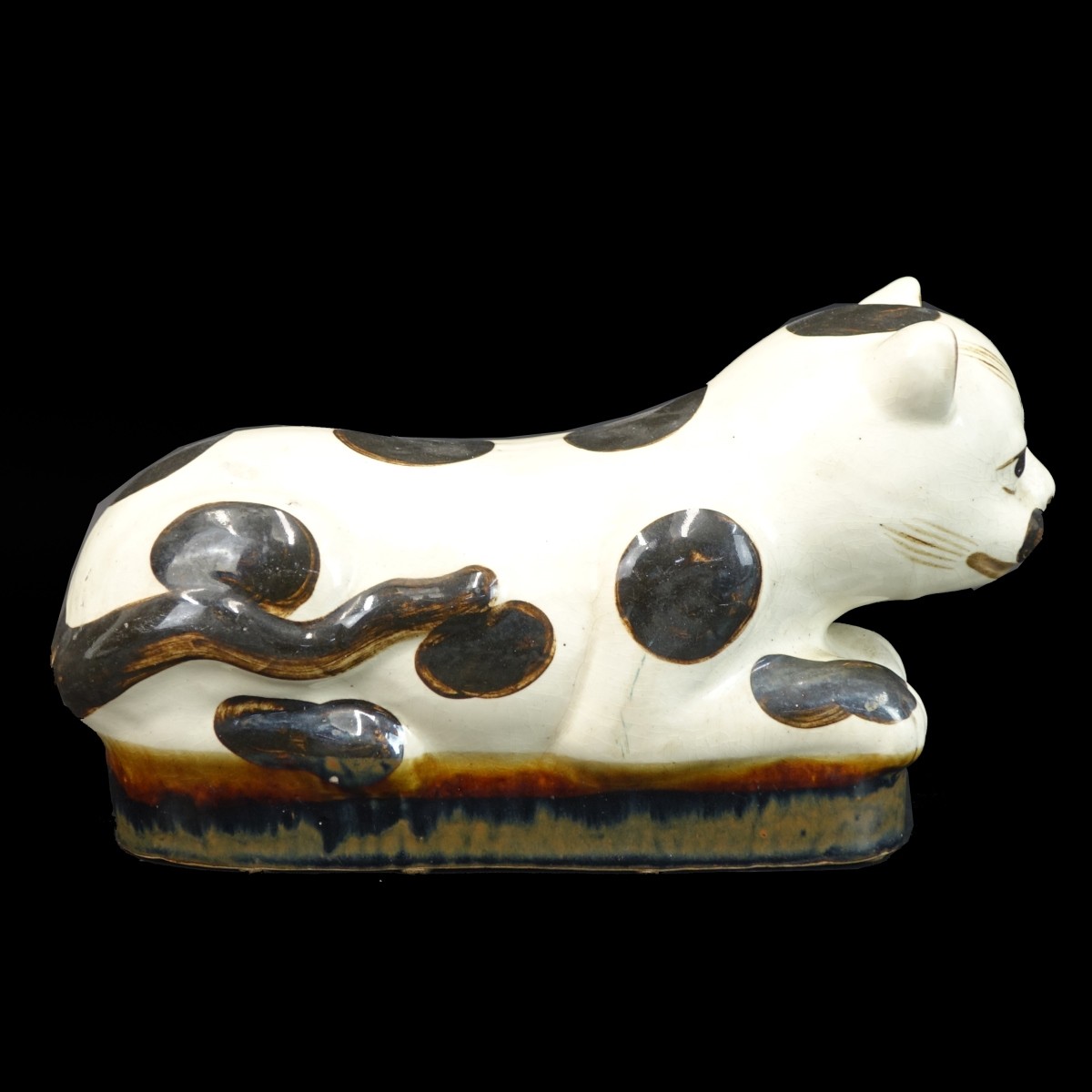 Chinese Cizhou-Ware Ceramic Pillow Cat