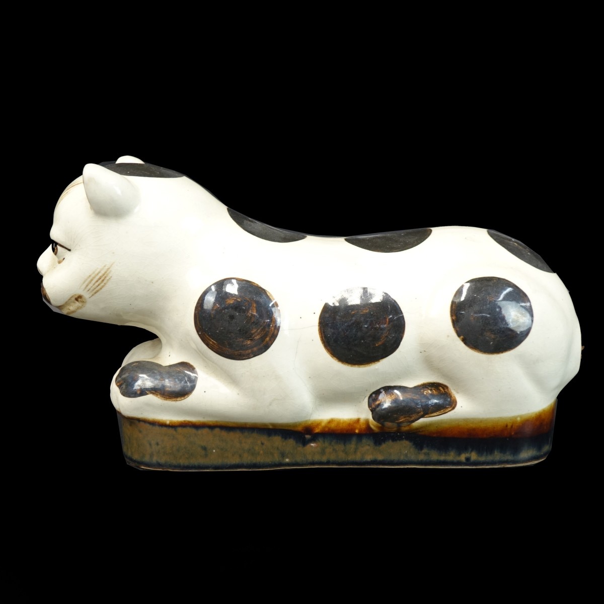 Chinese Cizhou-Ware Ceramic Pillow Cat