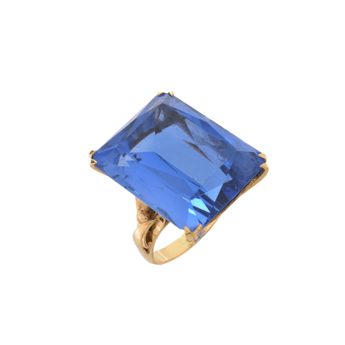 Gemstone and 14K Ring