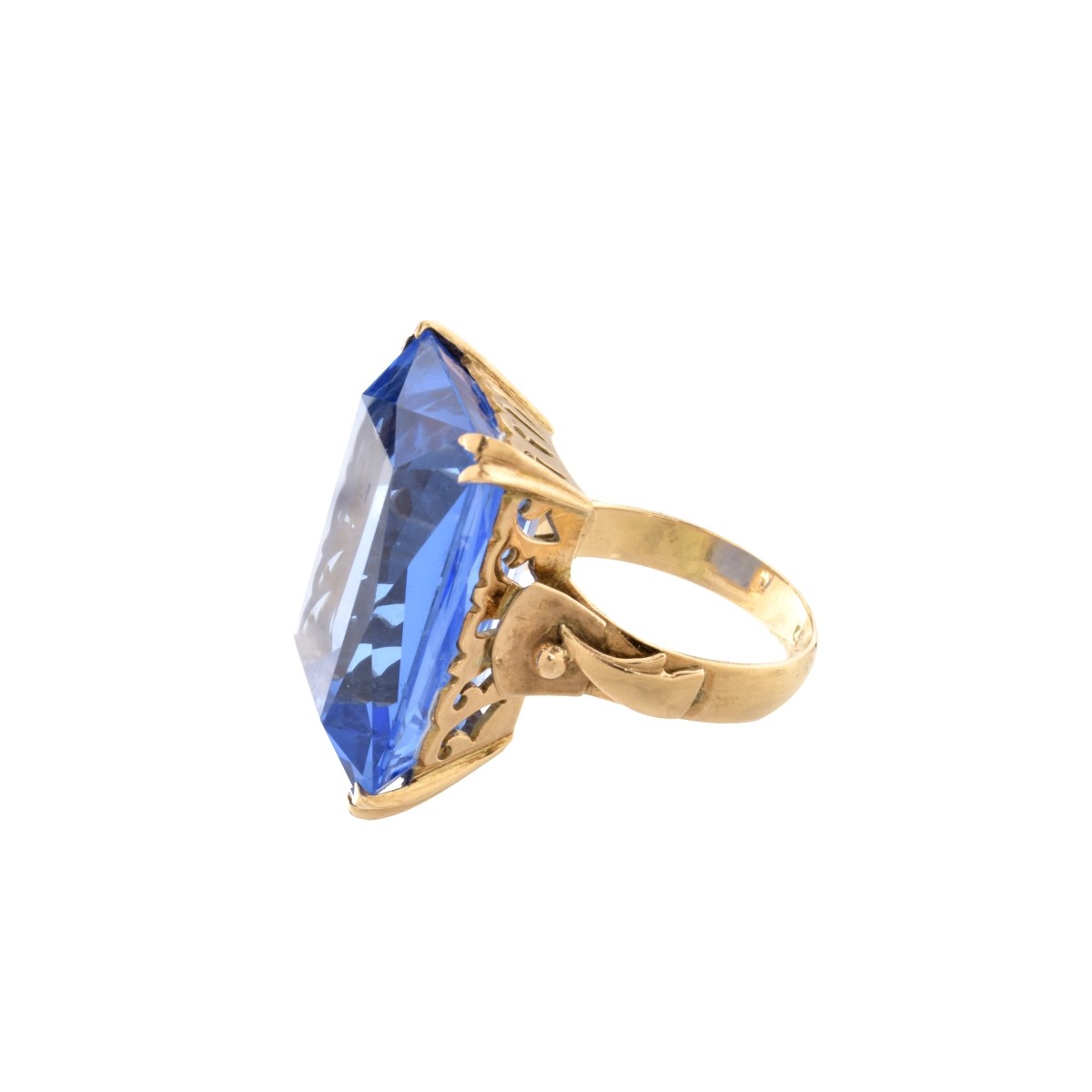 Gemstone and 14K Ring