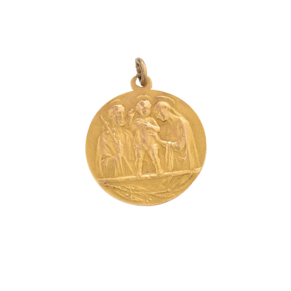 Pope Pius XII 14K Pendant