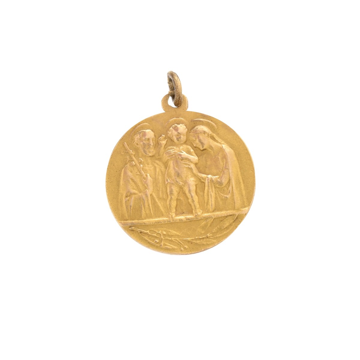 Pope Pius XII 14K Pendant