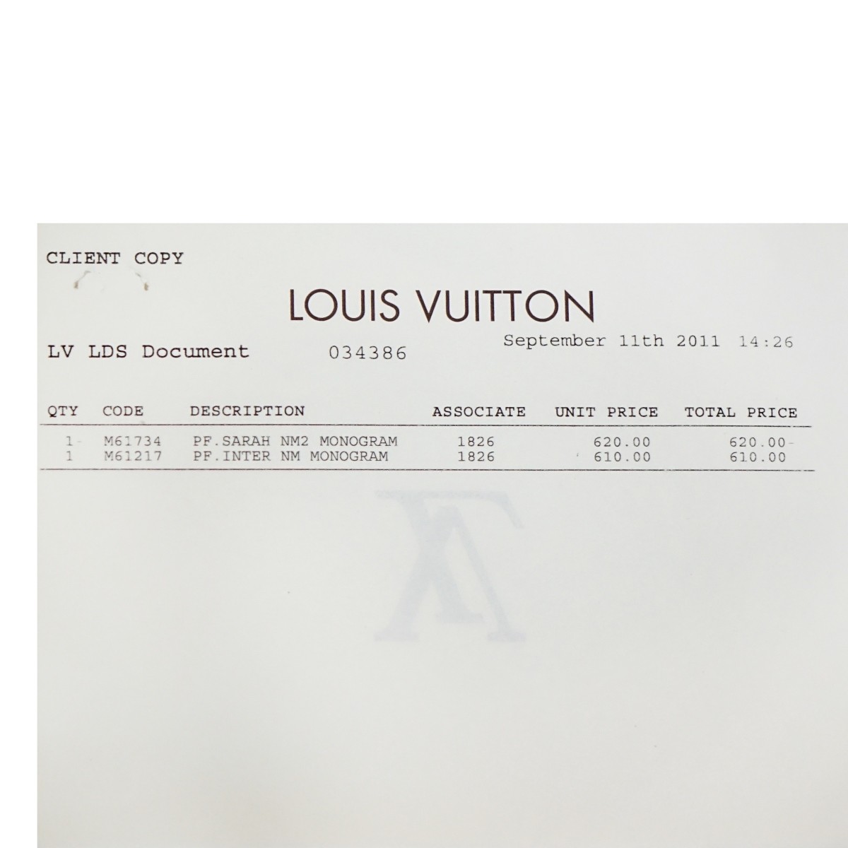 Louis Vuitton Sarah Wallet