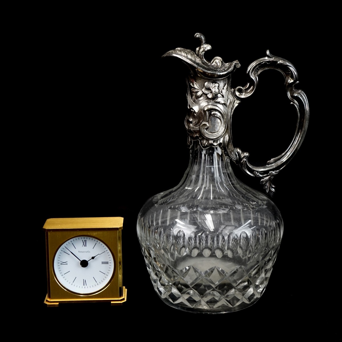 Art Nouveau Ewer and Tiffany & Co. Clock