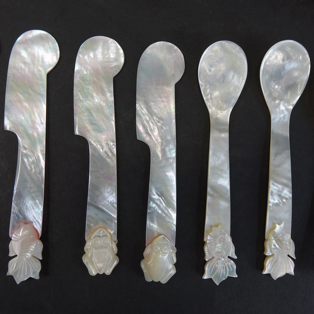 Vintage Mother of Pearl Tableware