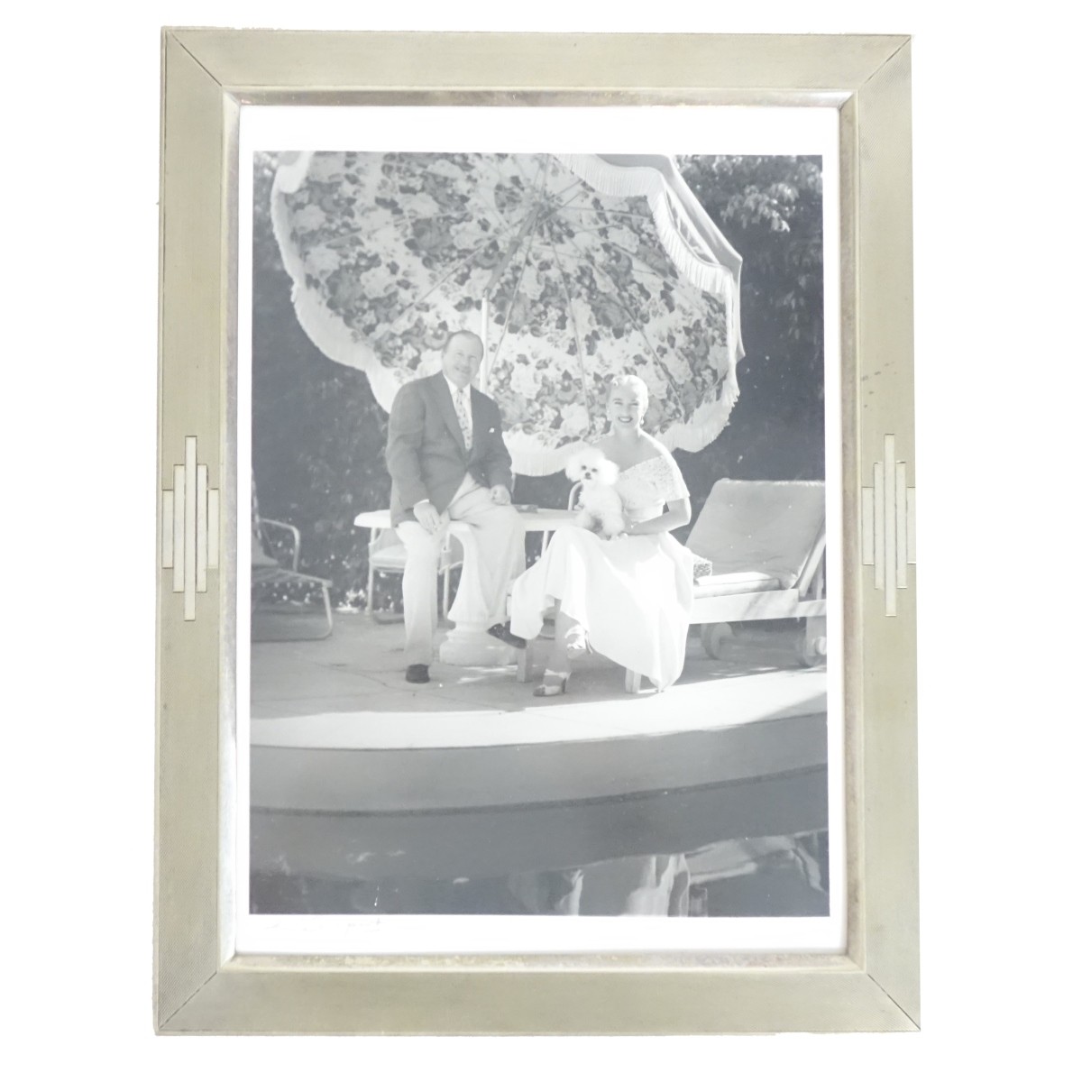 Art Deco 800 Silver Photo Frame