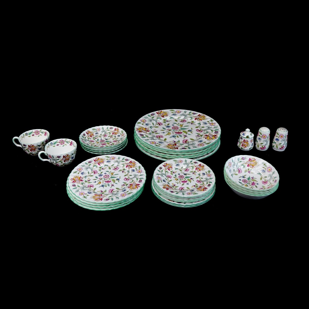 (29) Minton "Hadoon Hall" Dinnerware