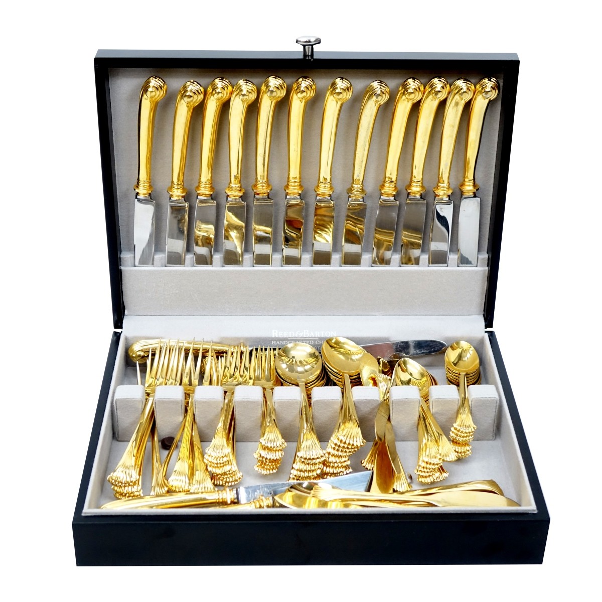 (88) Pc. Gold Plated Flatware