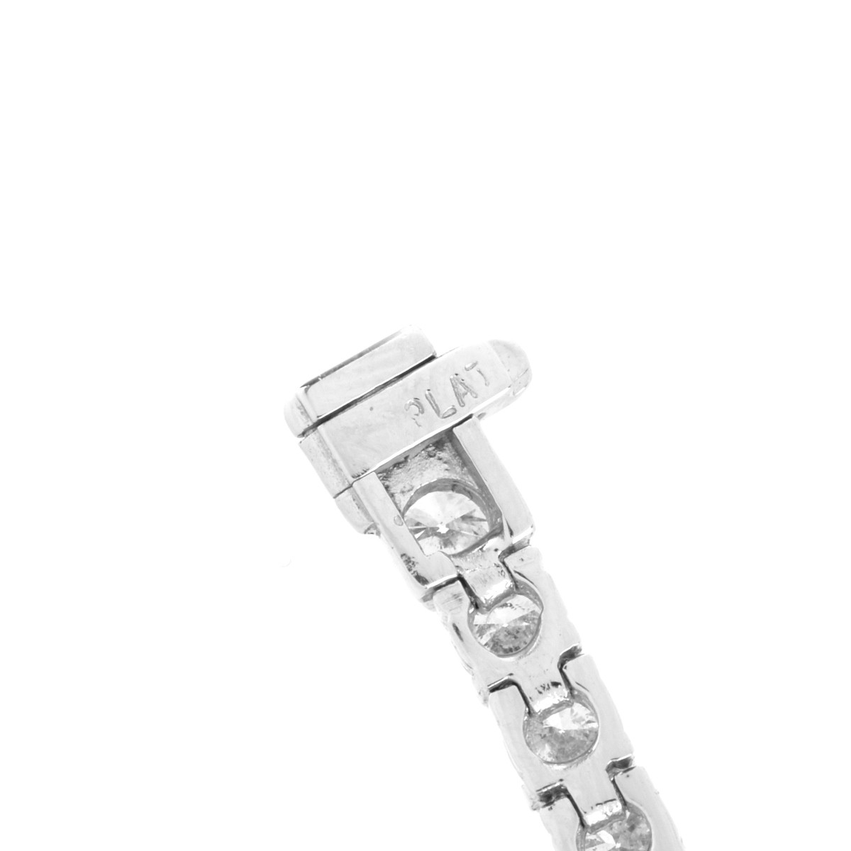 Diamond and Platinum Tennis Bracelet