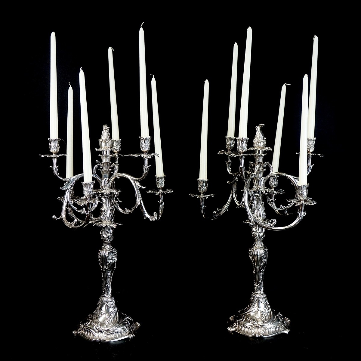 A. Michelsen (Co.) Danish Silver Candelabra