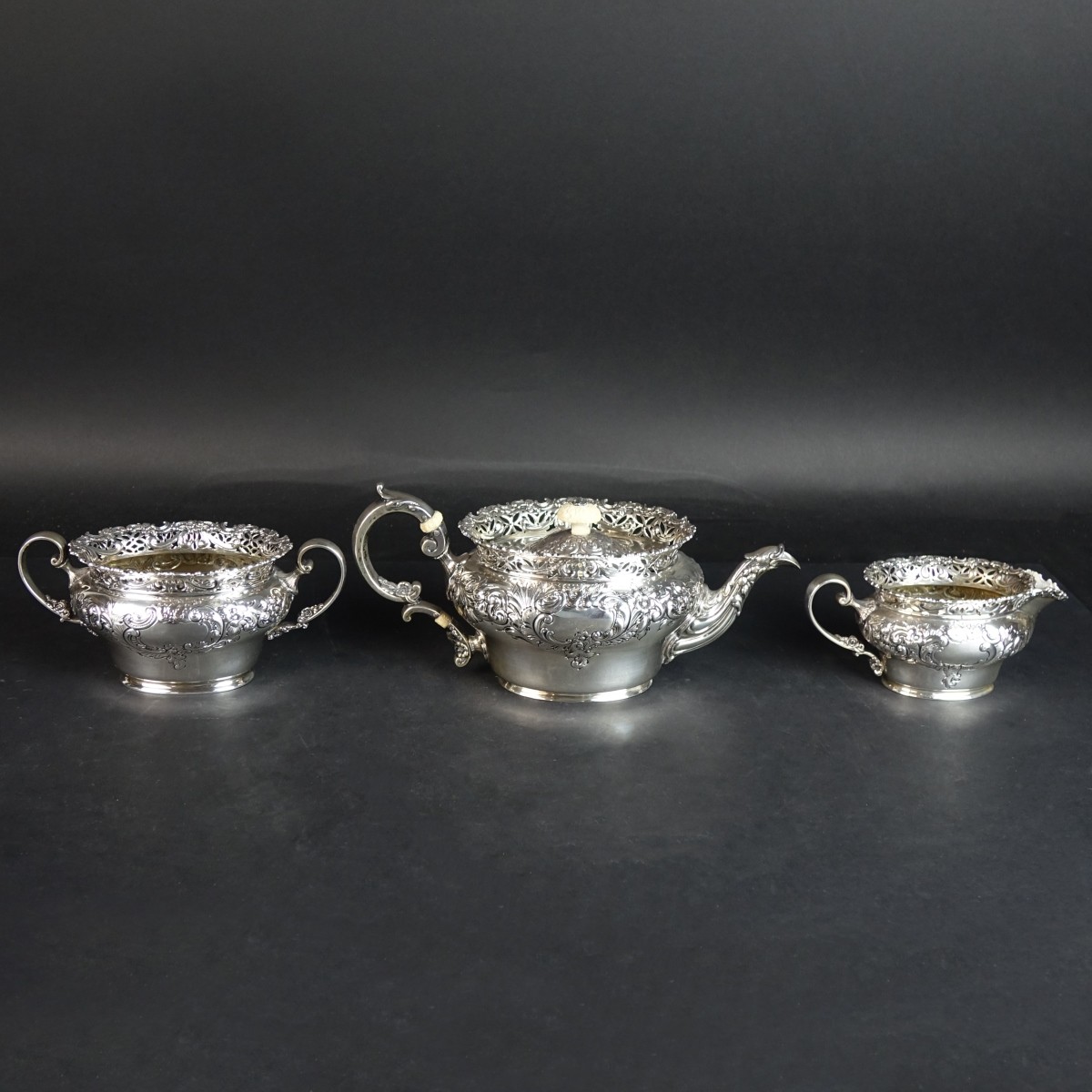 W.M. B. Durgin Co. Sterling Tea Set