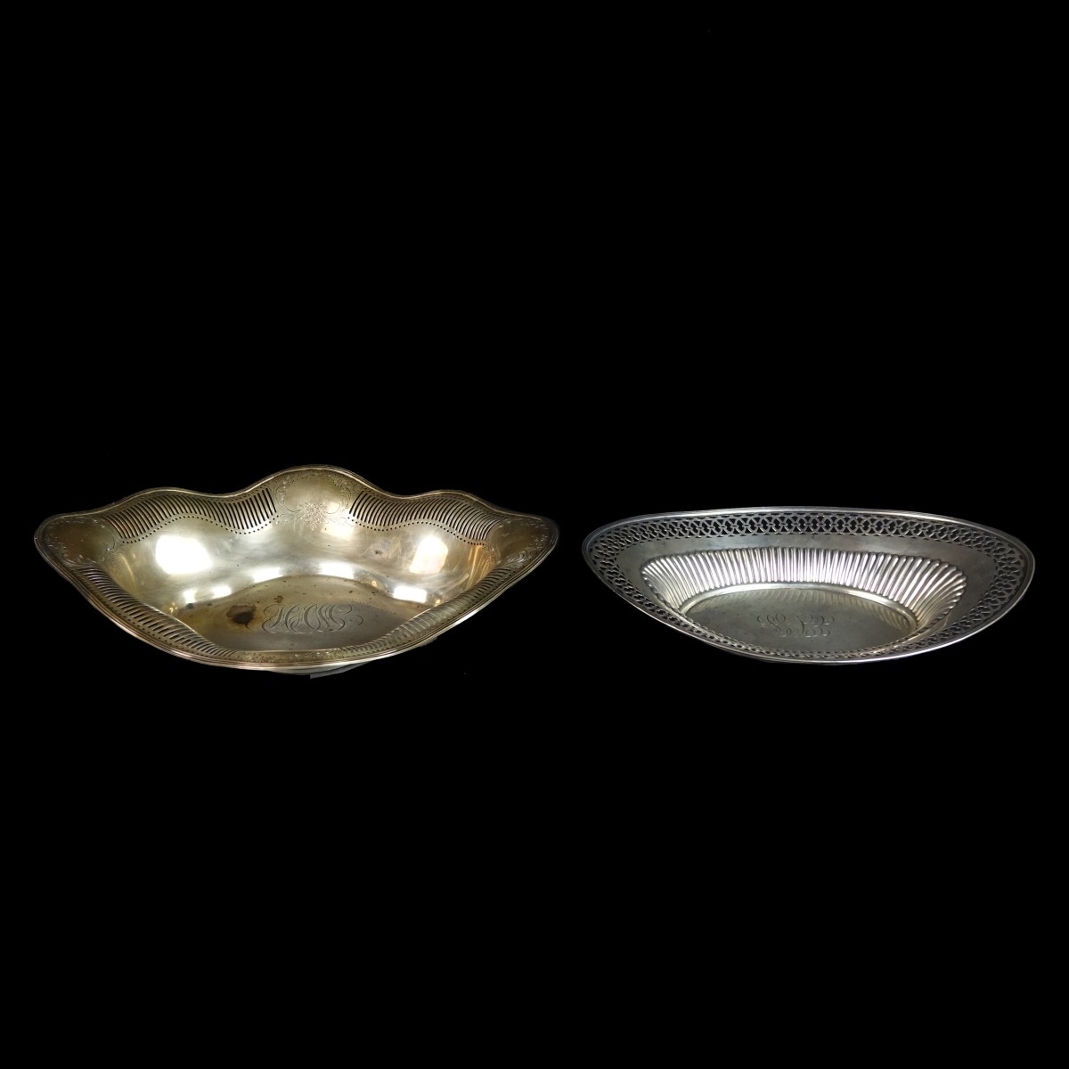 Two (2) Sterling Silver Dishes