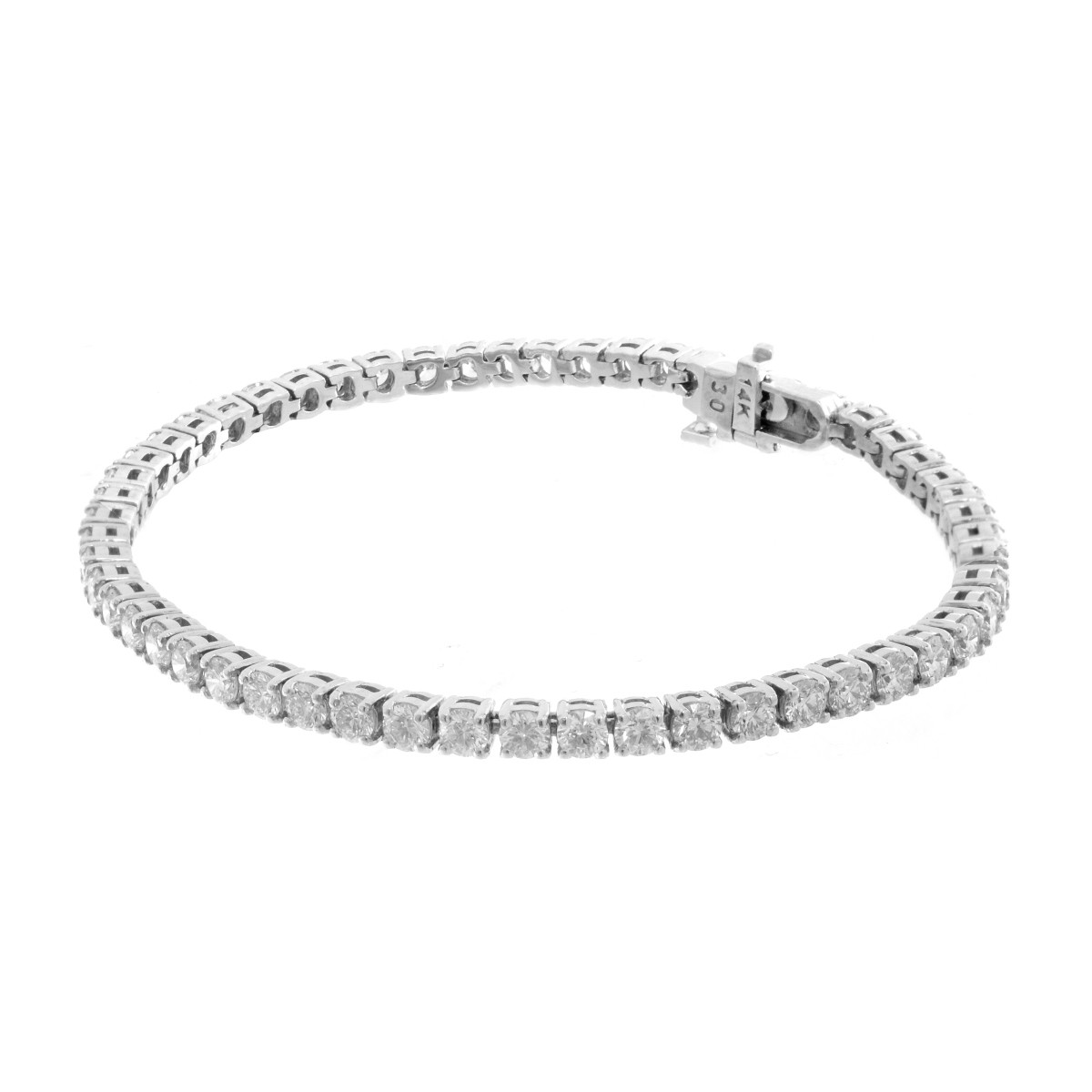 Diamond and 14K Bracelet