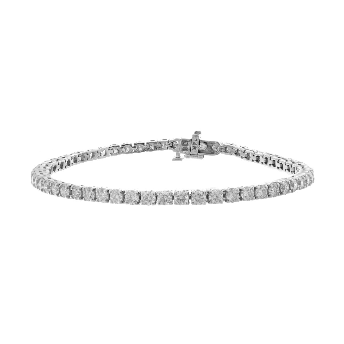 Diamond and 14K Bracelet