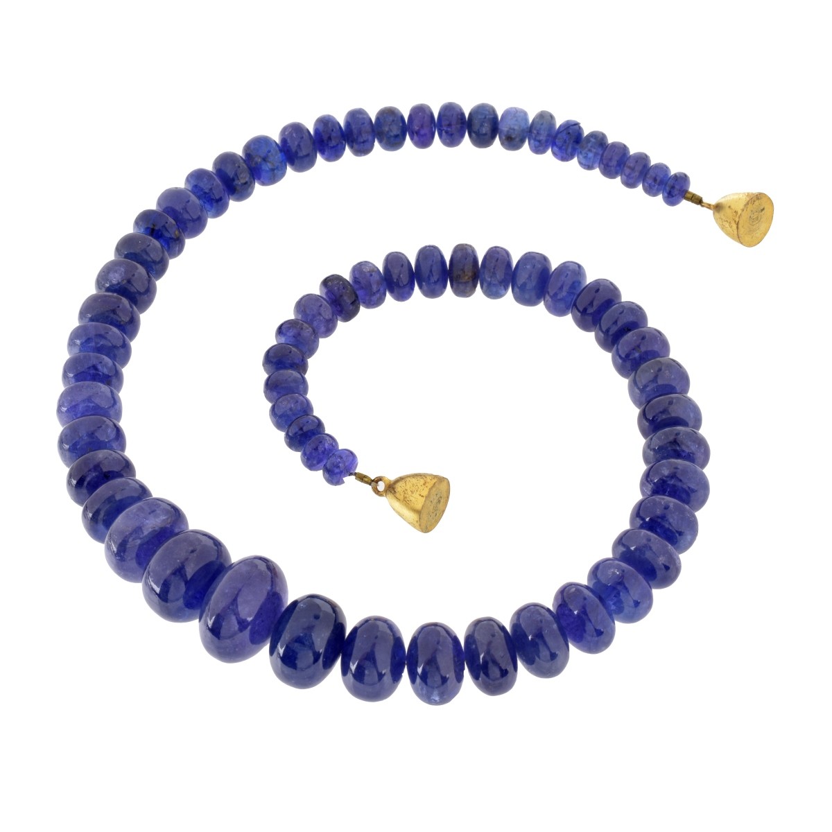 Tanzanite Bead Necklace