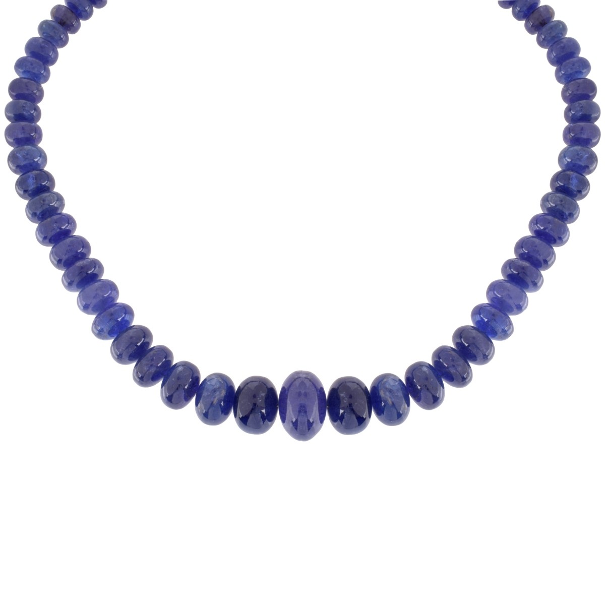 Tanzanite Bead Necklace