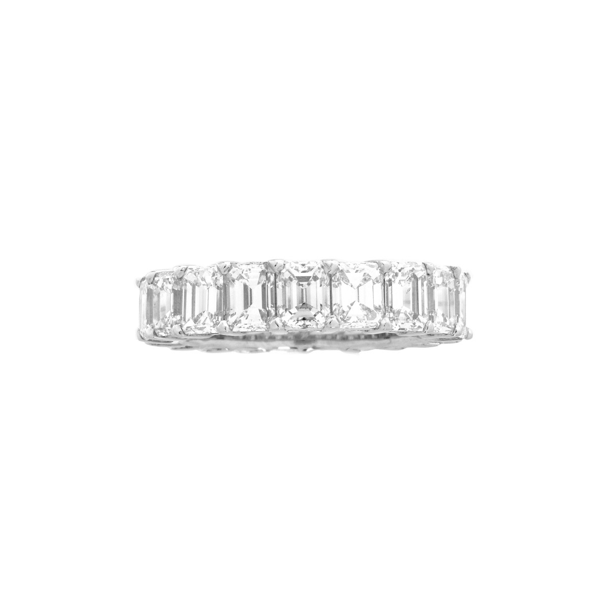 Diamond and Platinum Eternity Band