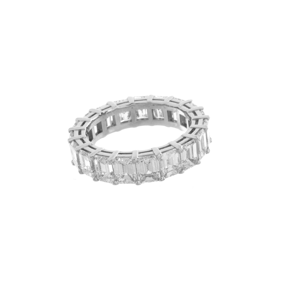 Diamond and Platinum Eternity Band