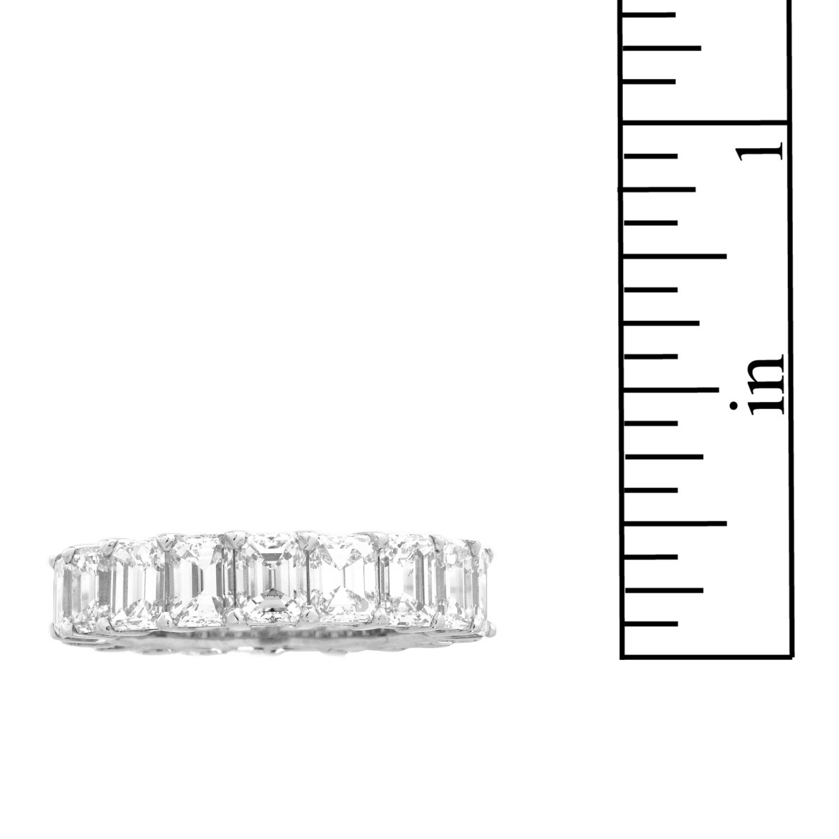 Diamond and Platinum Eternity Band