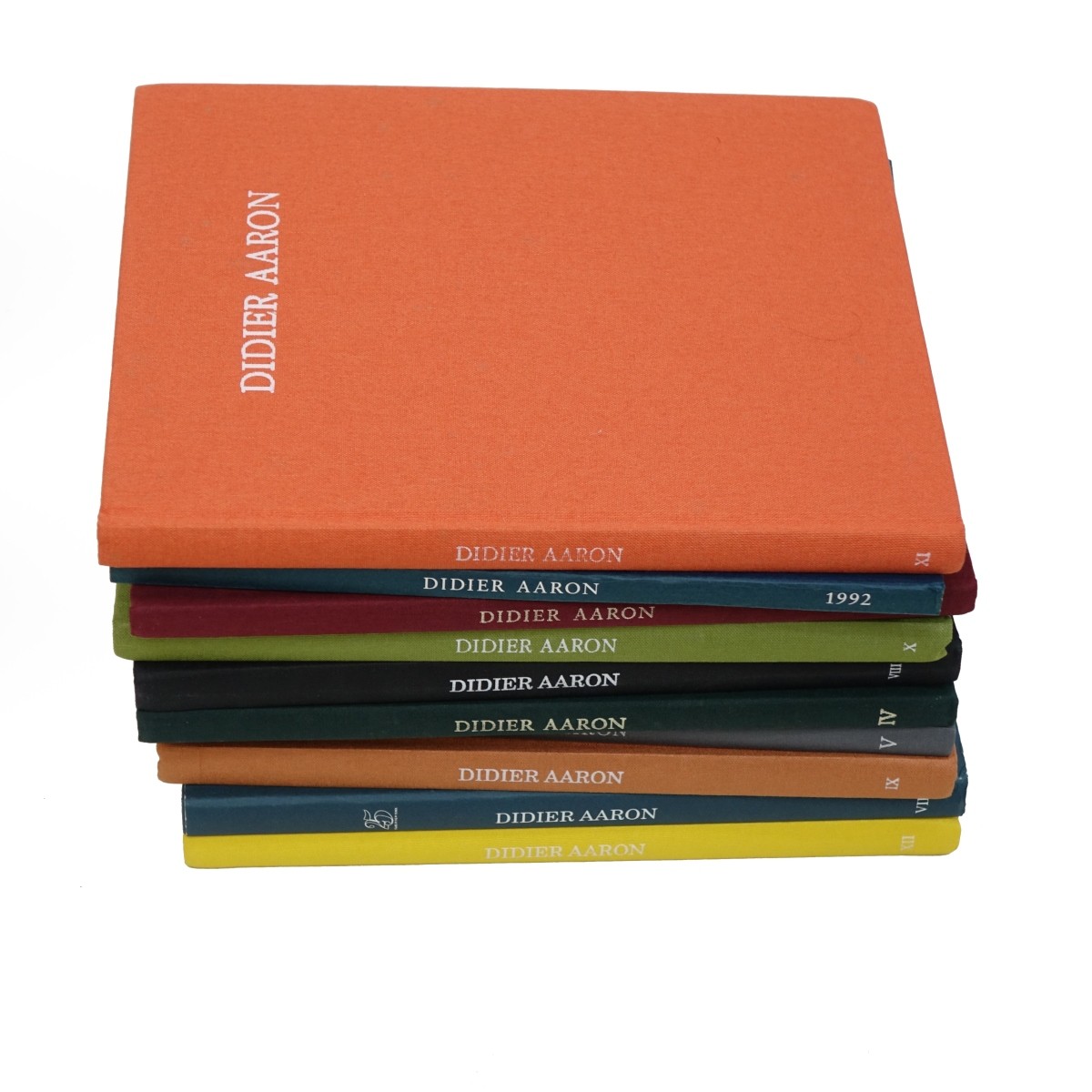 Ten Volumes of Didier Aaron Gallery Catalogs