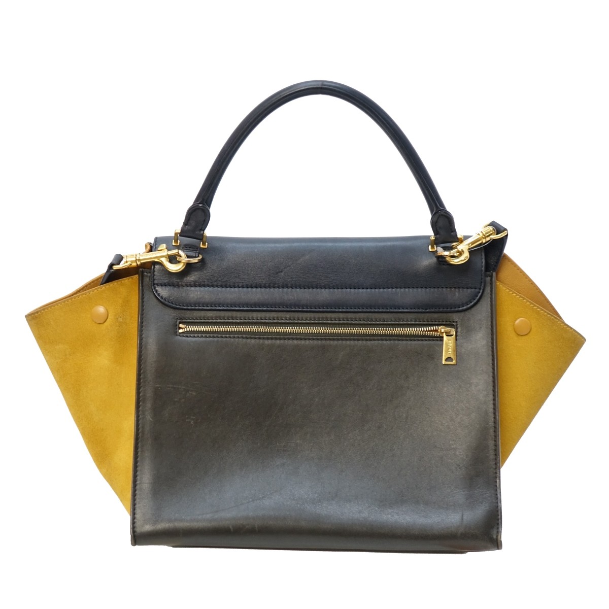 Celine Tri-Color Trapeze Shoulder Bag