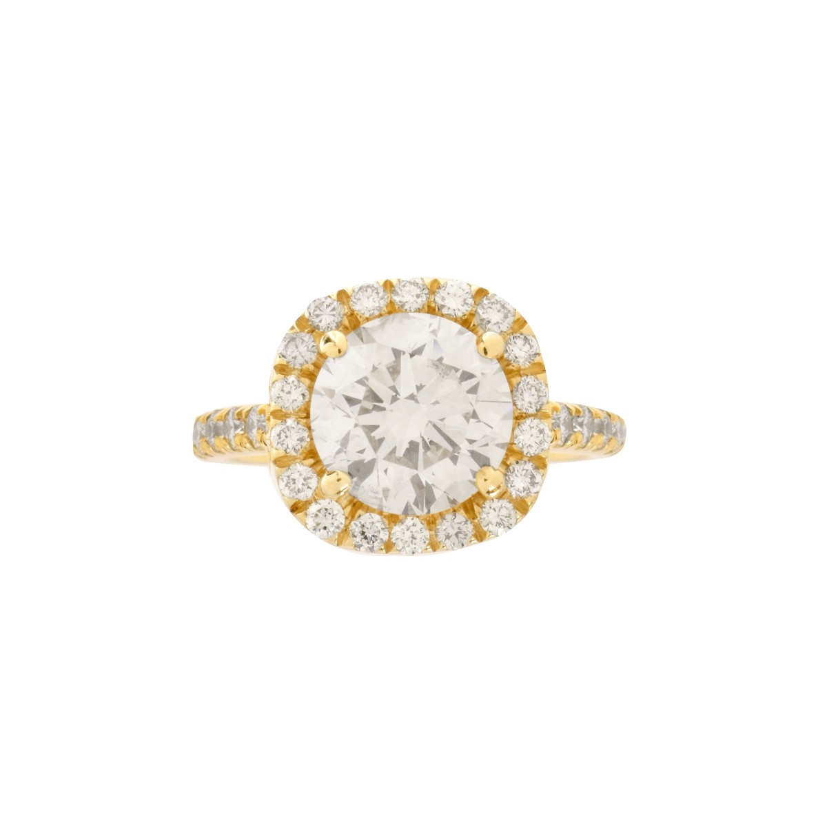 AIG Diamond and 14K Engagement Ring