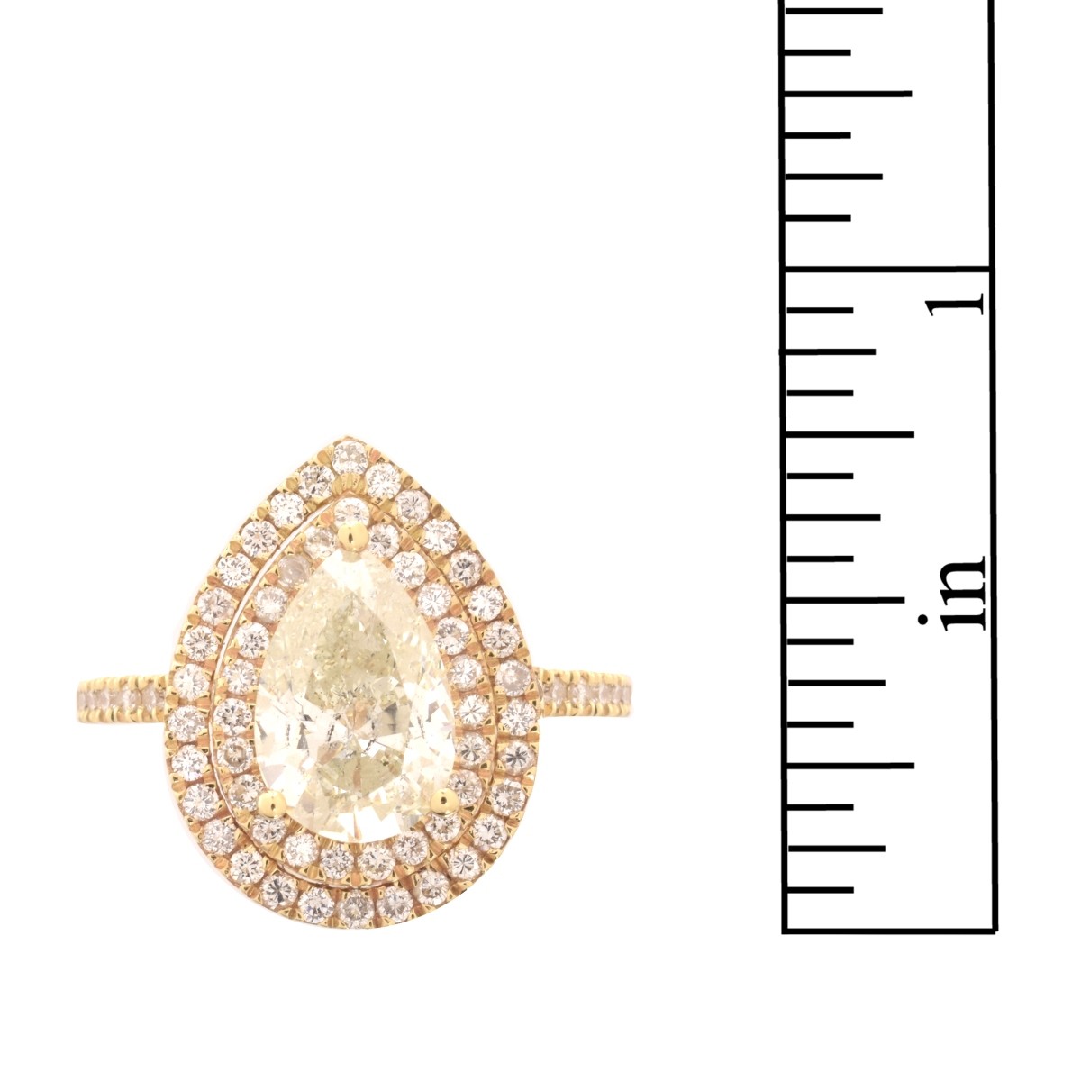 AIG Diamond and 14K Engagement Ring
