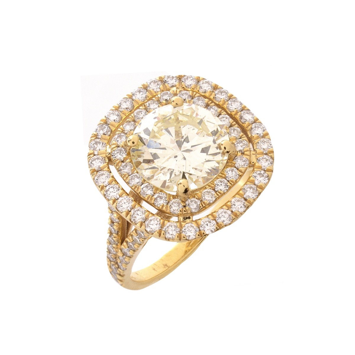 AIG Diamond and 14K Engagement Ring