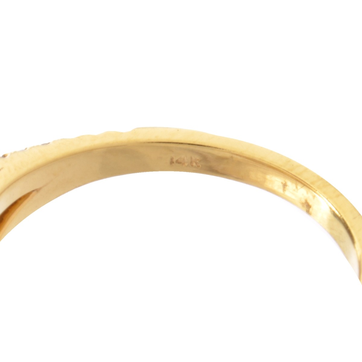 AIG Diamond and 14K Engagement Ring