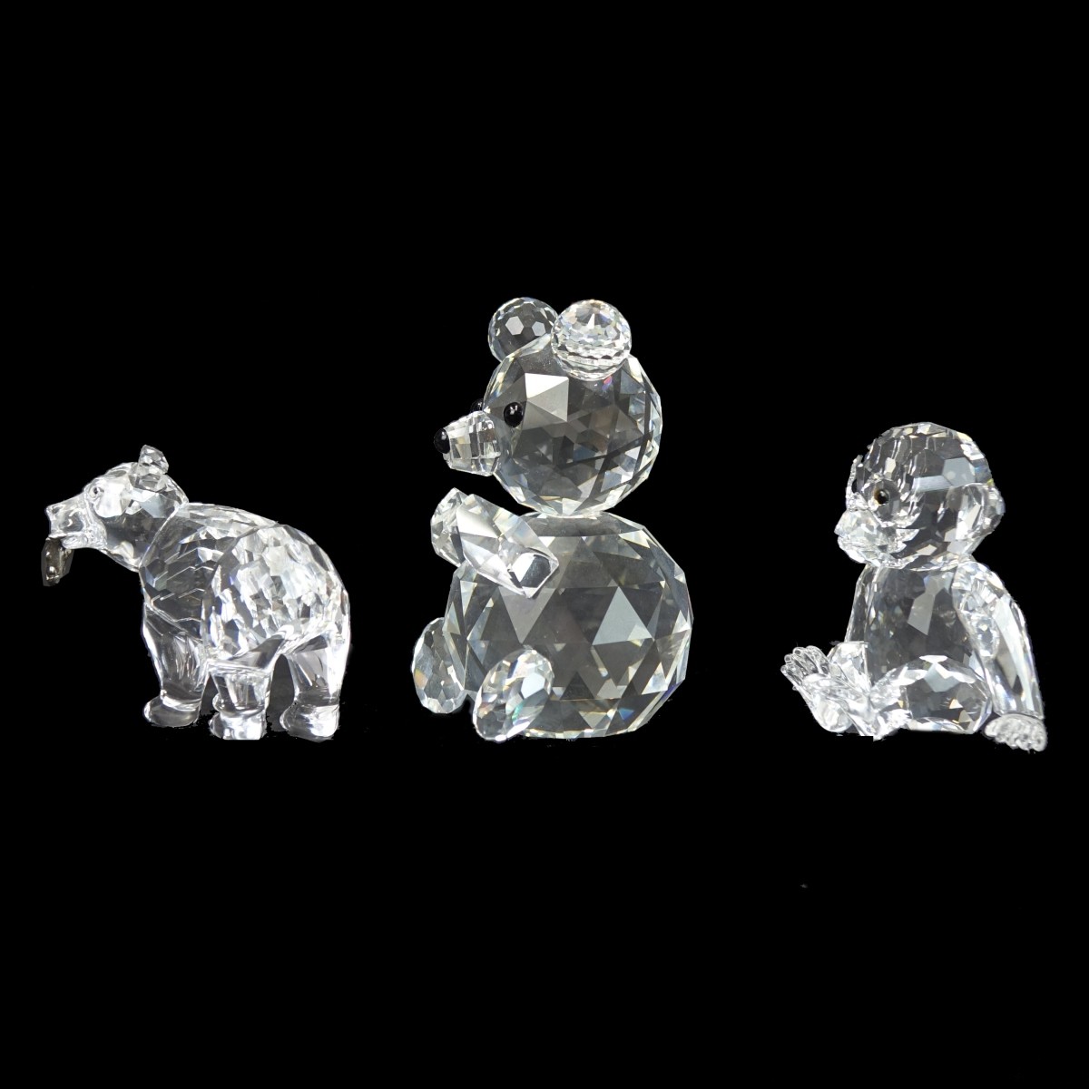 Three (3) Swarovski Crystal Figurines