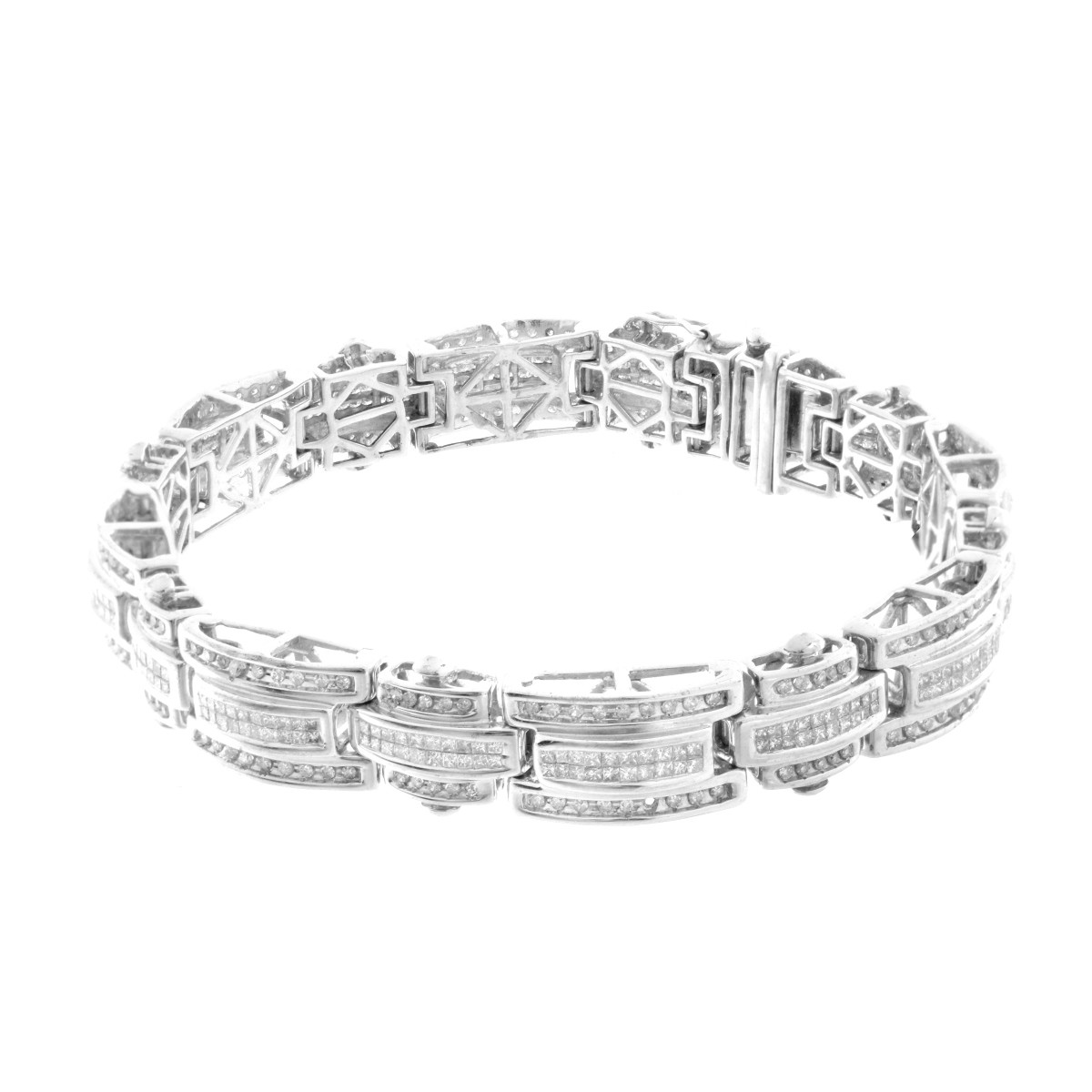 Man's Diamond and 14K Bracelet