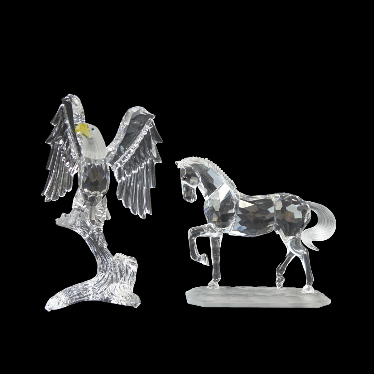 Two (2) Swarovski Crystal Figurines